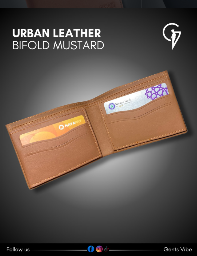 Urban Leather Bifold Wallet