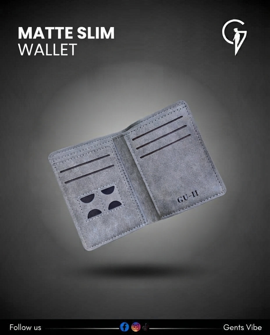 Matte Slim Wallet