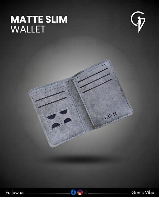 Matte Slim Wallet