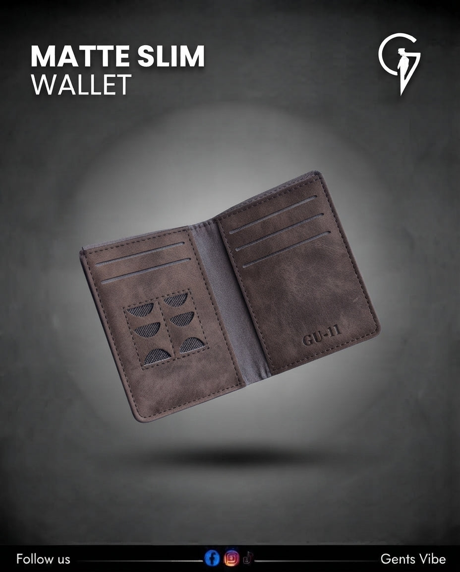 Matte Slim Wallet