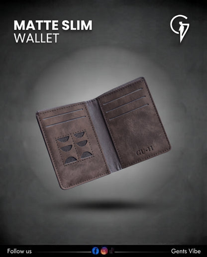 Matte Slim Wallet