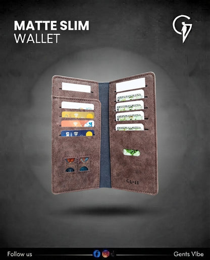 Matte Slim Clutch