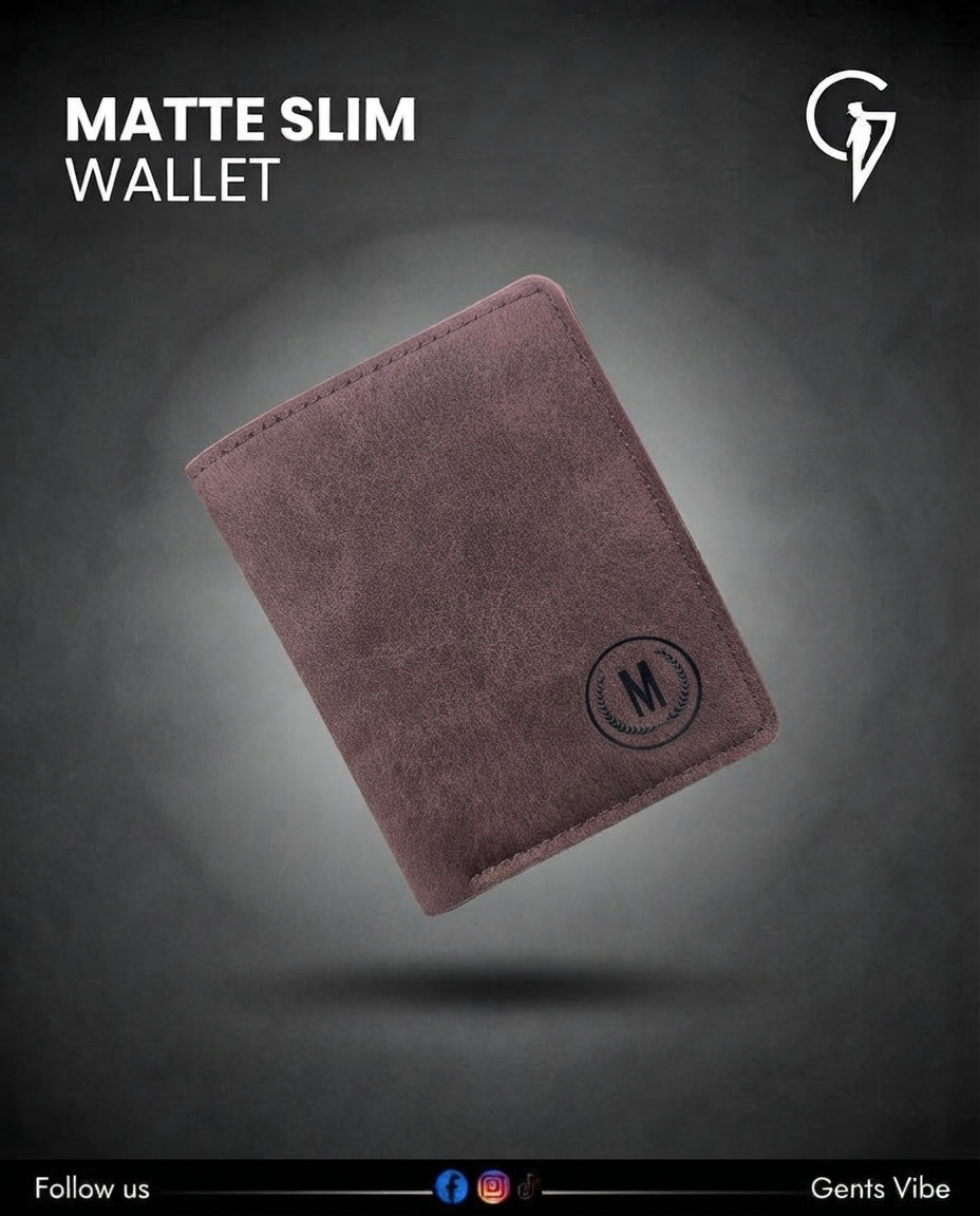 Matte Slim Wallet