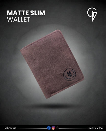 Matte Slim Wallet