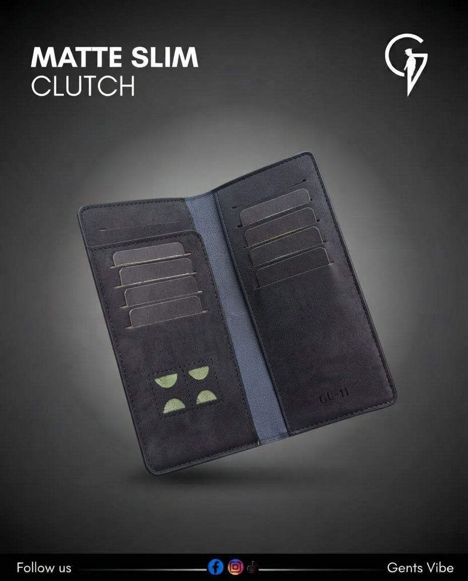 Matte Slim Clutch