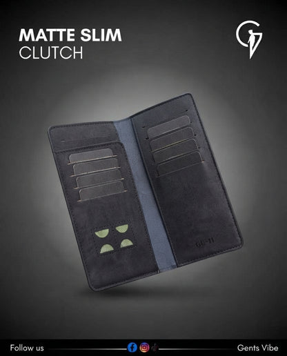 Matte Slim Clutch