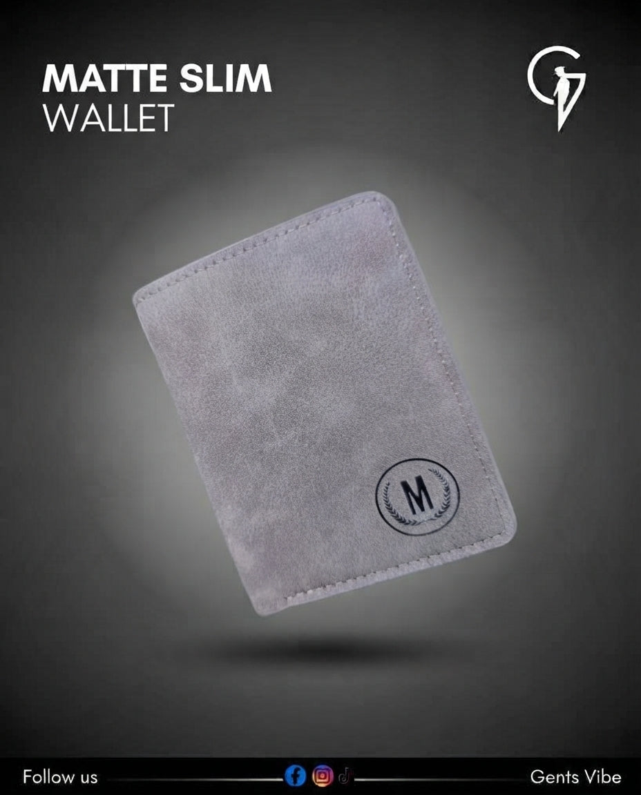 Matte Slim Wallet