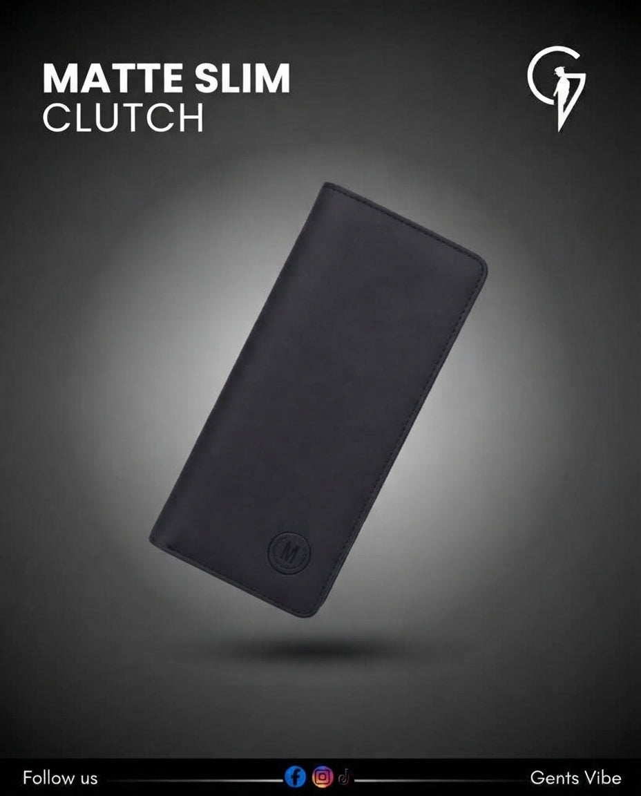 Matte Slim Clutch