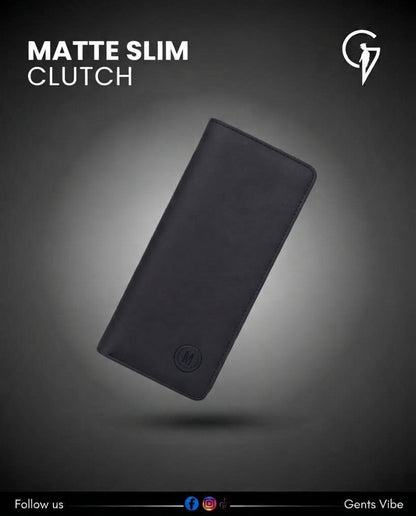 Matte Slim Clutch