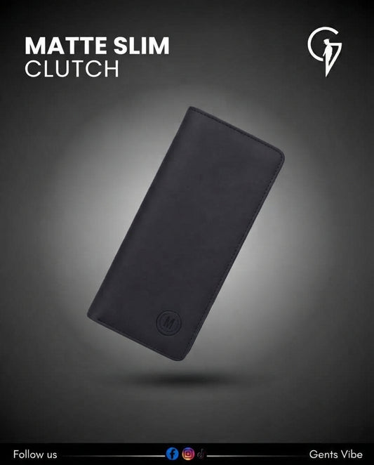 Matte Slim Clutch