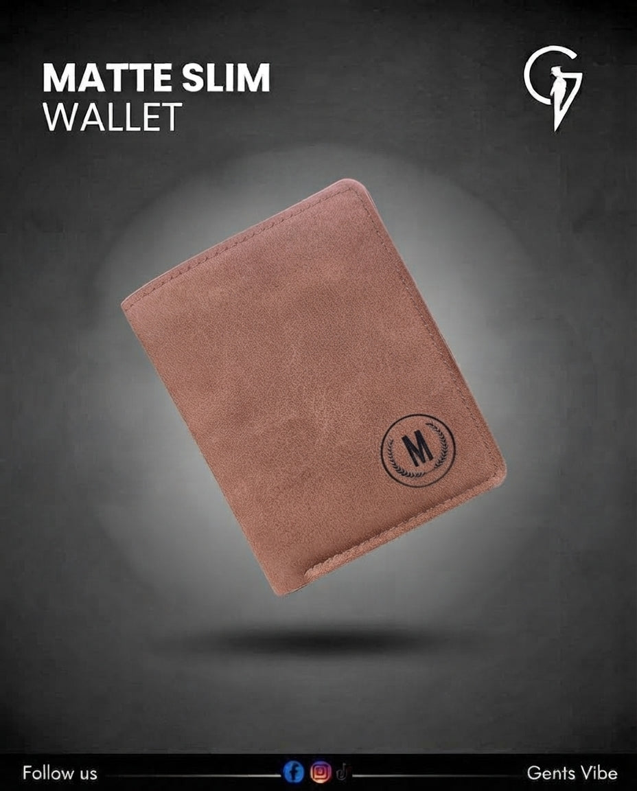 Matte Slim Wallet