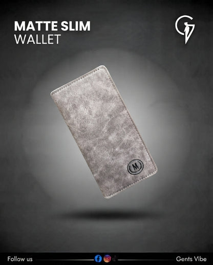 Matte Slim Clutch