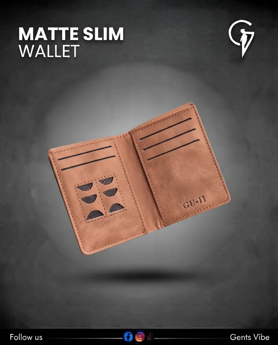 Matte Slim Wallet