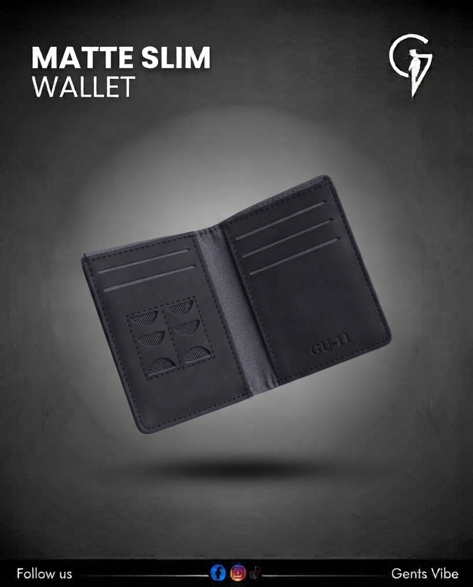 Matte Slim Wallet