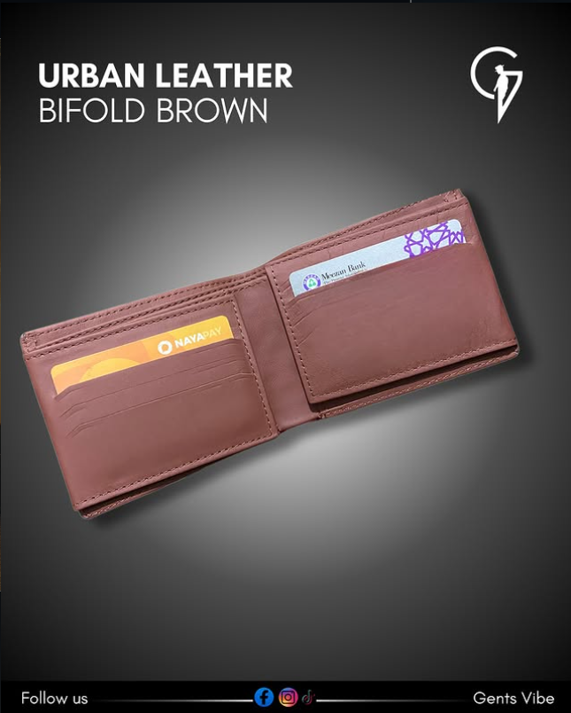 Urban Leather Bifold Wallet