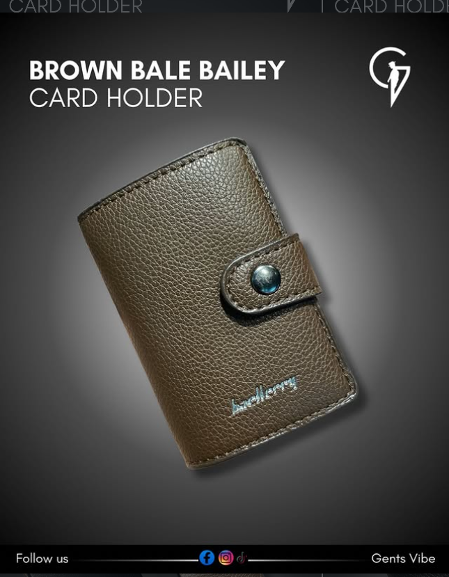 Bale Bailey Card Holder